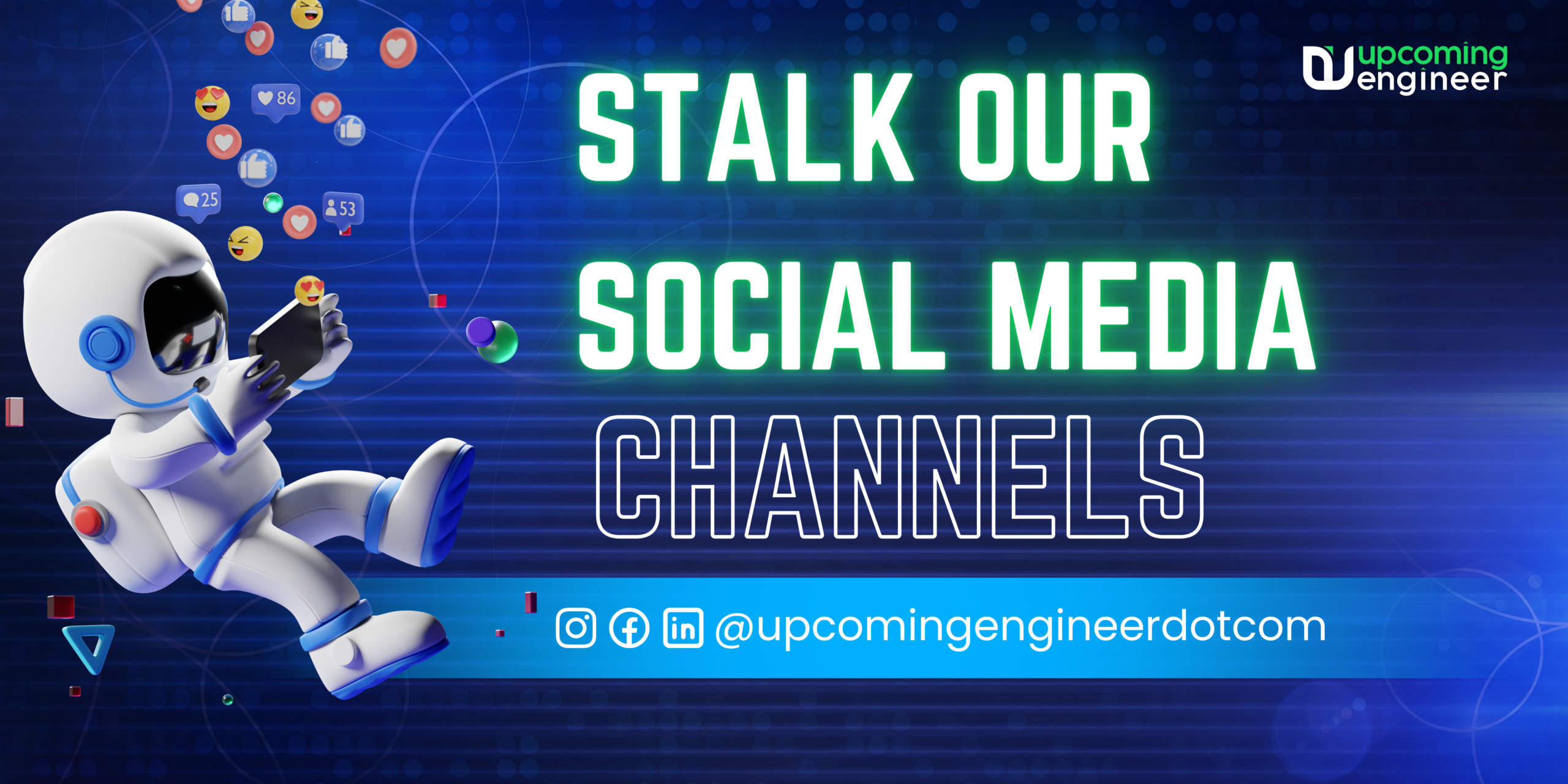 Upcoming engineer Social Media